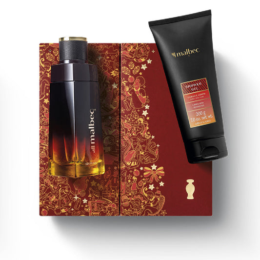 Malbec X Cofanetto Regalo Eau de Toilette 100ml + Gel doccia, capelli e corpo 200g