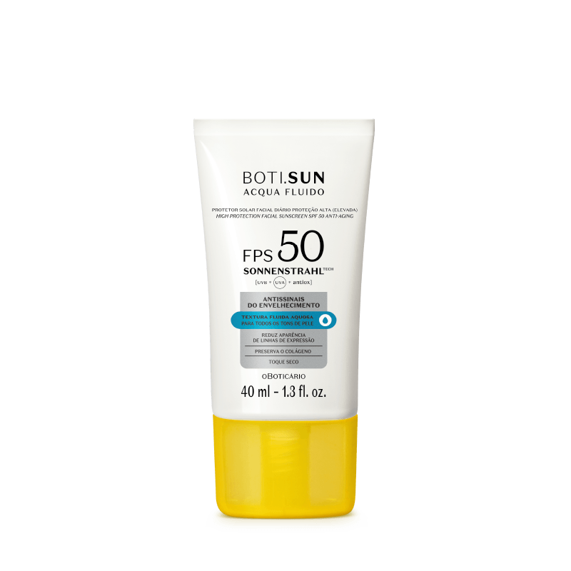 BOTI.SUN Acqua Fluido protezione solare viso SPF 50 antiage 40 ml