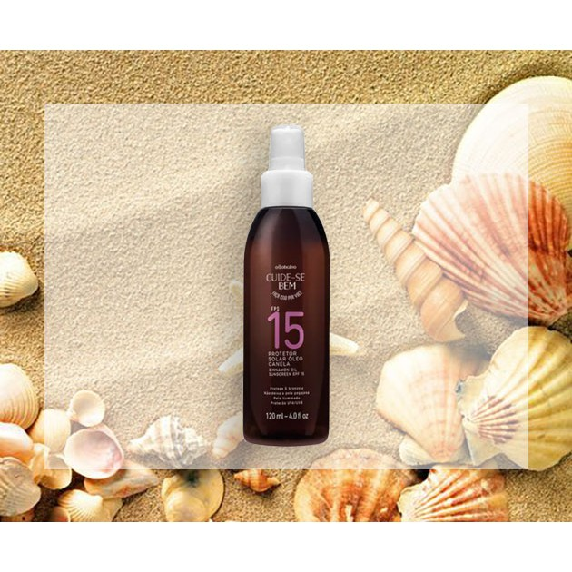 Cuide-se Bem, Crema Solare all' olio di Cannella FPS 120 ml