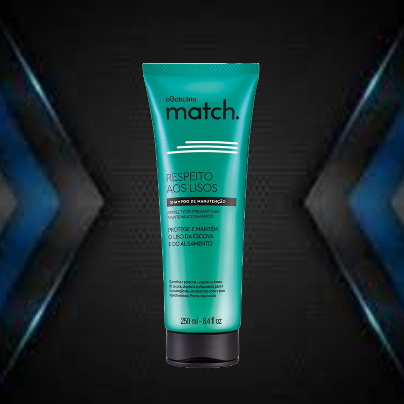 Match. Shampoo rispetto capelli lisci, 250 g