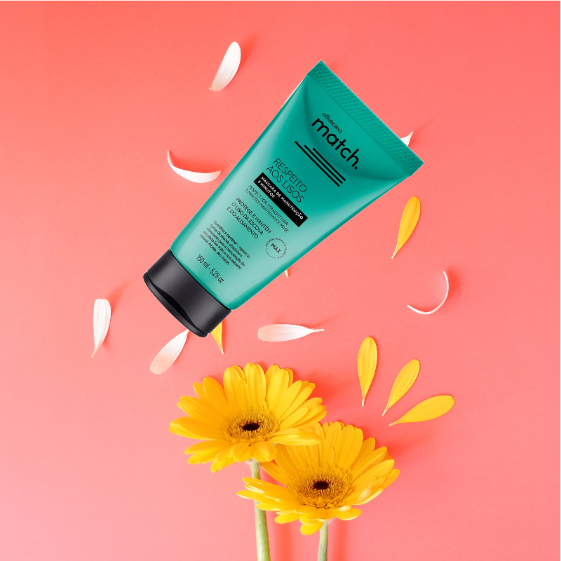 Match. Maschera capillare per capelli lisci mantenimento 3 minuti, 150 g