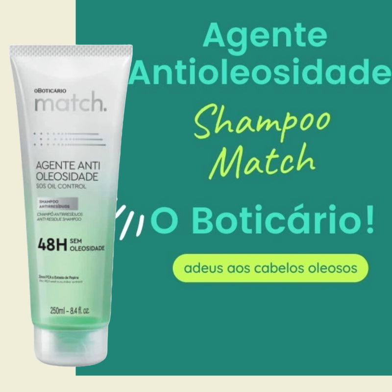 Match. Shampoo agente anti-olio, 250ML