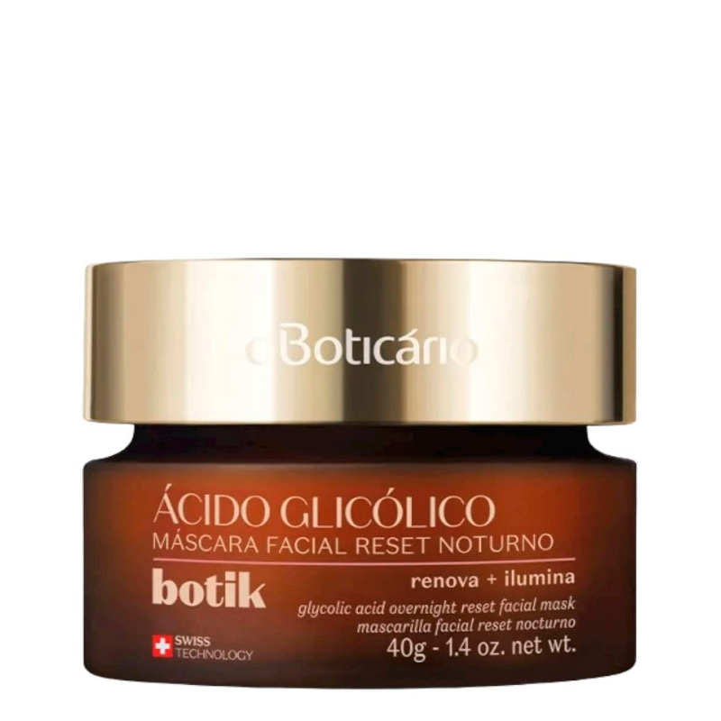 Maschera viso Reset Notte all'acido Glicolico, 40g