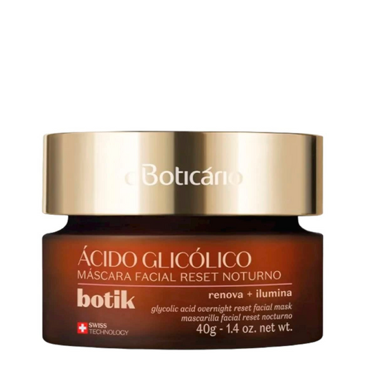 Botik | Maschera viso Reset Notte all'acido Glicolico, 40g