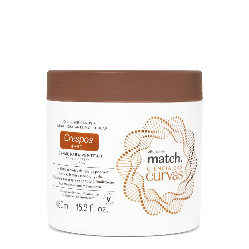 Match. Scienze delle Curve crema per capelli ricci e crespi 450 ml
