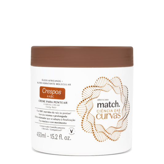 Match. Scienze delle Curve crema per capelli ricci e crespi 450 ml