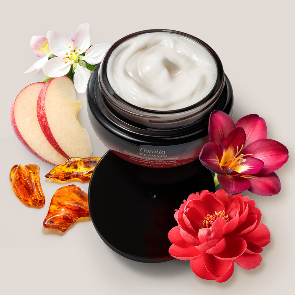 Floratta Red Passion crema idratante corpo, 250g