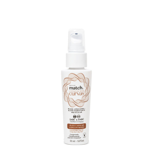 Match. Olio per capelli concentrato multi-benefici Science delle Curve, 50 ml