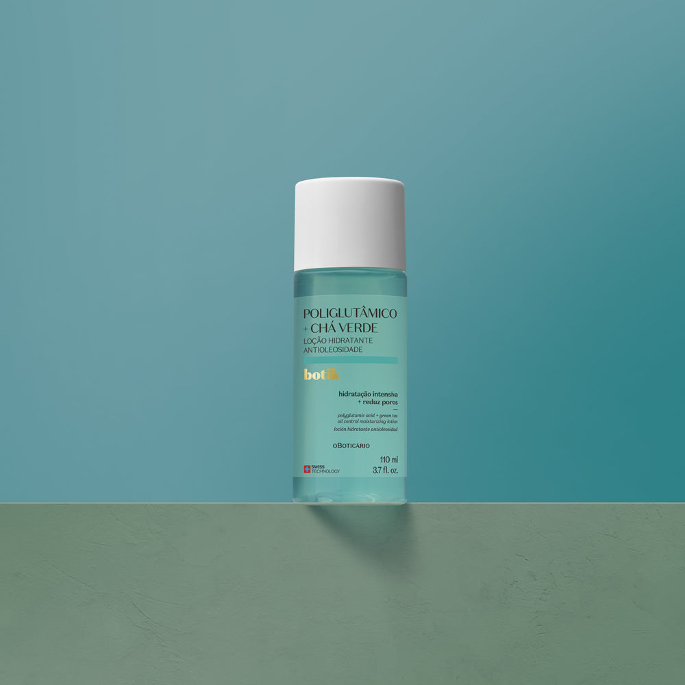 Botik | Lozione idratante  intensiva per pelli grasse, con Poliglutammico + Te Verde, 110ml