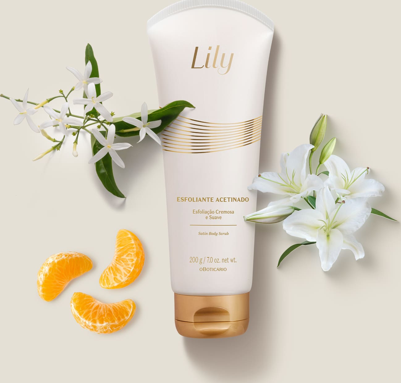 LILY| Scrub corpo idratante satinato, 200g