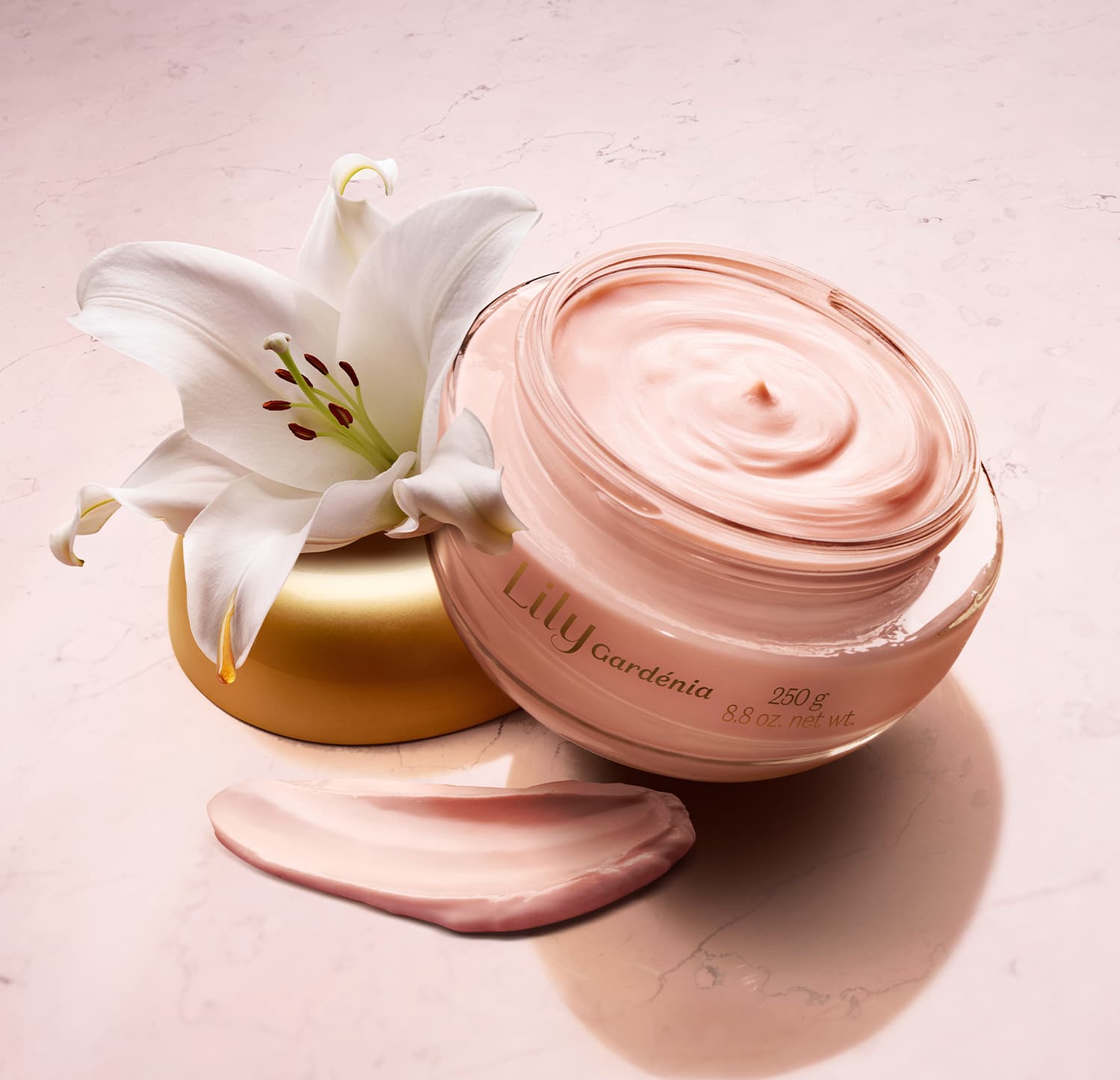 Lily| Lily Gardénia crema idratante satinata, 250G