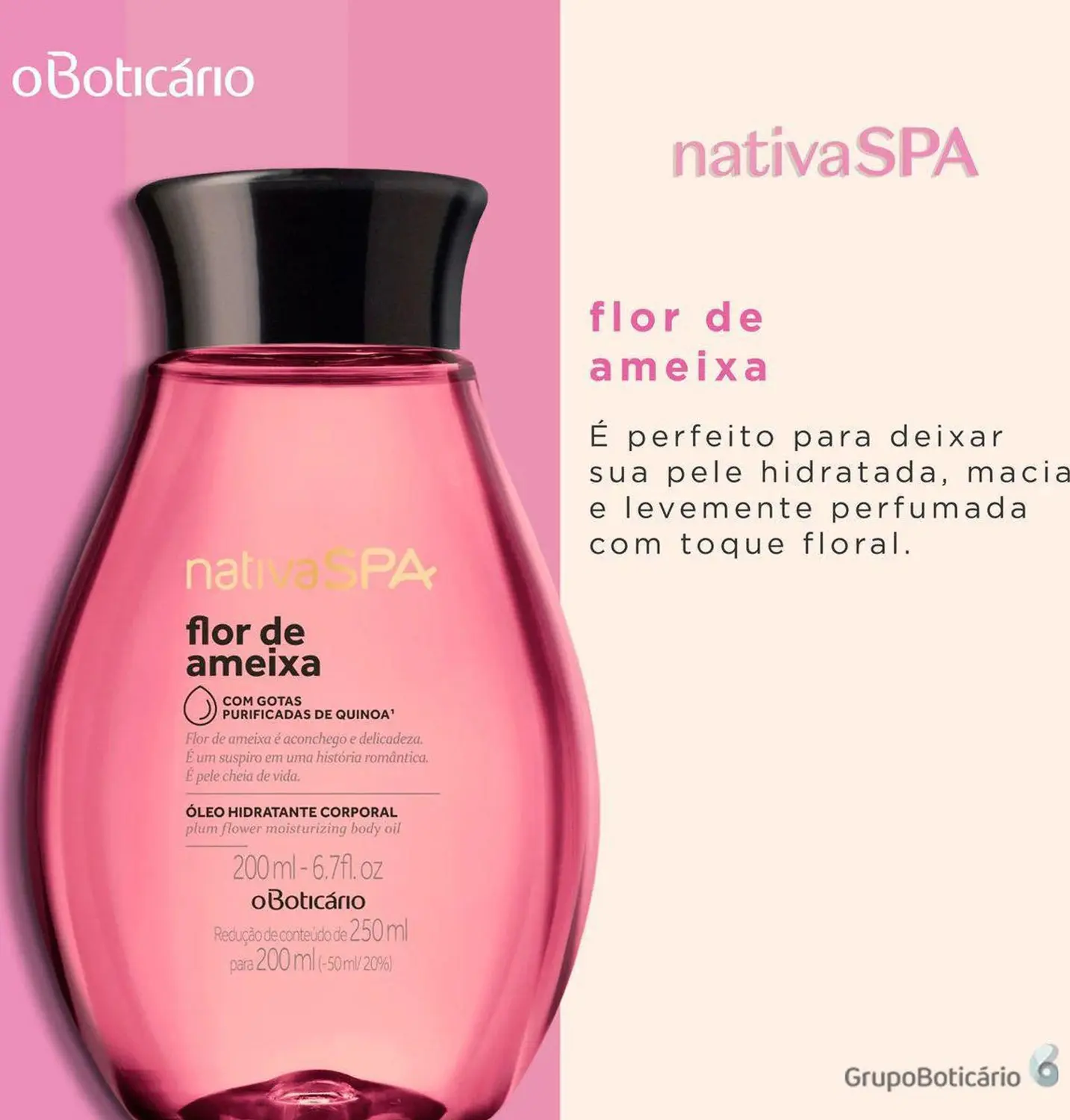 NATIVA SPA | Olio idratante Flor de Ameixa 200 ml