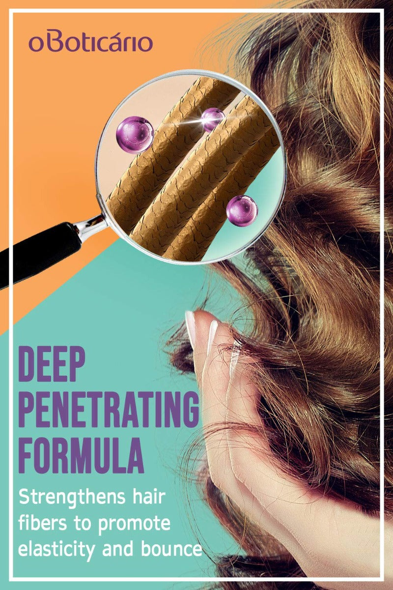Una formula esclusiva che penetra nei tuoi capelli, definendo ogni riccio. Prova i prodotti per capelli O Boticario.